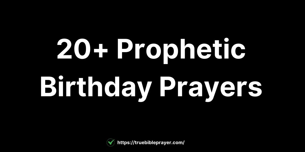 Birthday Prayers