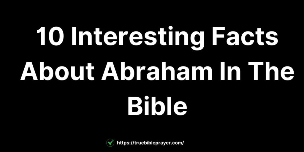 Abraham In The Bible