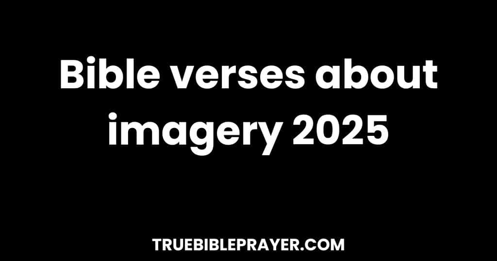 Bible verses about imagery