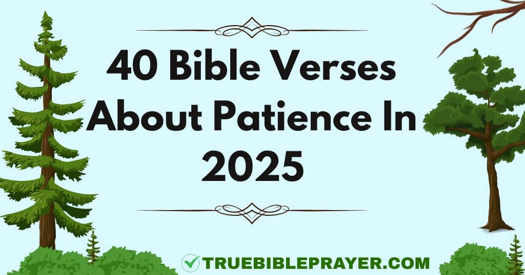 Bible Verses About Patience